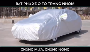 Bạt Phủ Xe KIA Morning tráng nhôm cao cấp-Chống nắng chống mưa 3 lớp