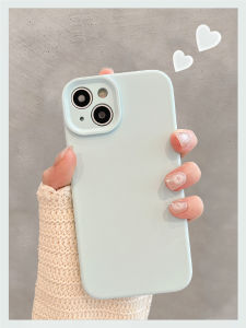 Liquid Silicone Phone Case for Apple 16Promax iPhone 14 Skin-Friendly Soft Shell Protective Cover for Couples New Fashion