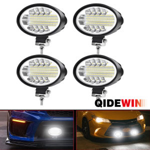 LED Tractor Oval Work Light 5inch Car Lamp 12V 24V Offroad Cab Headlight for Mining Crane Dump Truck Forklift ATV Spotlight