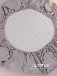 Bedsheet Fully Garterized Bedsheet Fitted Bed Sheet Plain Beddings (Pillowcase not included)