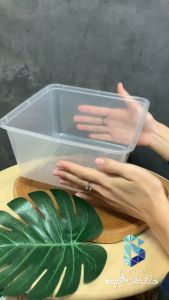 Thinwall SQ 3000 ml Isi 25 / Kotak Makan Foodgrade / Food Container/Kontak Nasi/Kotak Makanan/Kotak Snack