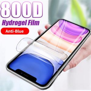ฟิล์มไฮโดรเจลป้องกันแสงสีฟ้าป้องกันแผ่นกรองแสงแบบนิ่มไม่ใช่กระจก - iPhone 15 14 13 12 11 Pro Max Plus 6 6S 7 8 Plus X XS Max XR