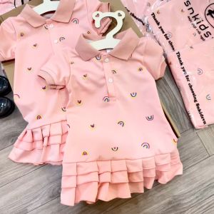 Đồ bé gái váy bé gái chất cotton cá sấu mềm mịn cho bé gái từ 10-20kg