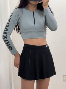 Đồ bơi nữ bikini croptop bikini Quảng Châu đồ bơi nữ tay dài bikini đi biển đồ học bơi Nes CRT06