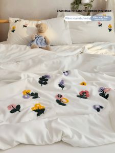 BEIPIN | Cool & Washable Lightweight Summer Quilt 4 Pieces Set