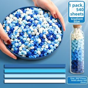 MUHUALAN | Gradation Color Glass Bottle for Star Paper Filling Wishes