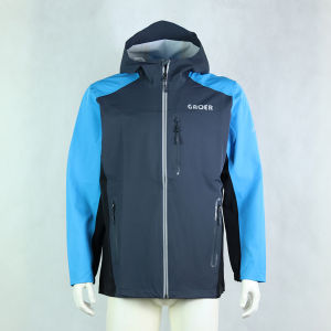 All Weather Outdoor Waterproof Hiking Shell Soft Shell Raincoat Vest Windproof Quick Dry Retroreflective Four Direction Stretch