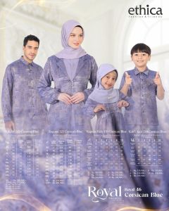 Sarimbit 2025 Terbaru Ethica Royal 46 Corsican Blue