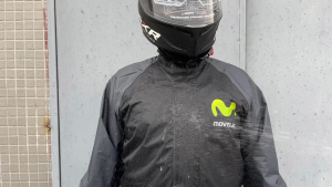 MOVISLAR RainCoat For Motorcycle Rider Waterproof A Set Rain Jackets with Pants for Men /Women