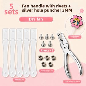 YUGUANG | Personalized Clear Plastic Fan Handle Accessories
