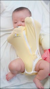 Nhộng chũn (kén ngủ) Arich vải sợi tre an toàn mềm mát size từ Sơ sinh đến 3 tháng bộ liền thân cho bé