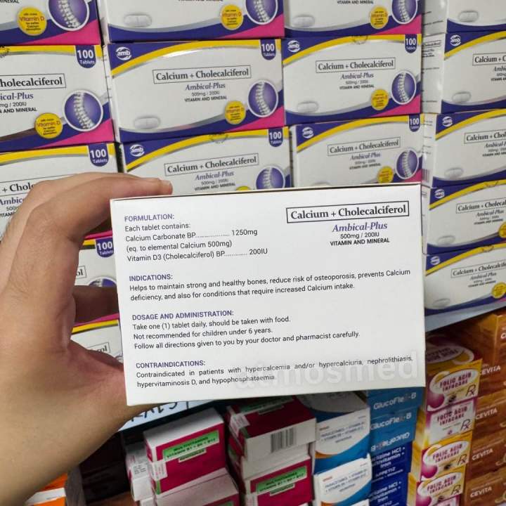 AMBICAL%20PLUS%20Calcium%20+%20Cholecalciferol%20Vit%20D3%20100%20Tablets%20-%20Image%204