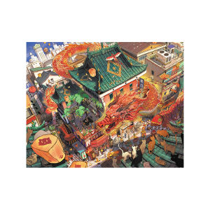 3D-JP | High Difficulty Stress Relief Puzzles 2000 Pieces