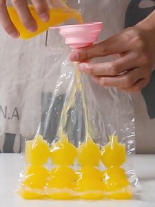 [HCM]COMBO 10 Túi Làm Đá Viên Nước Trái Cây Soda Túi Nilong Làm Kem Đá Viên Tiện Lợi -Cozy520