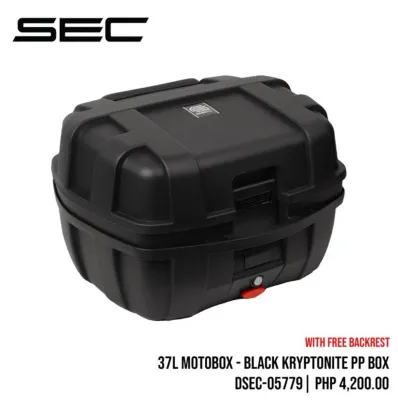 SEC Plastic Topbox Motobox
