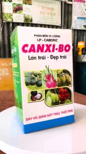 Phân bón vi lượng CANXI + BO (Dạng viên sủi) - Gói 10gr - Hòa tan nhanh giúp cây trồng hấp thụ nhanh chóng chống rụng hoa/trái non tăng đậu trái và hạn chế nứt/thối trái.