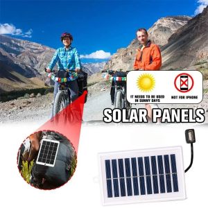Portable Solar Charging Panels - Solar Panel 3W USB Output Charger Solar Panel for Camping/Travel/Emergency/Flashlights & Fans