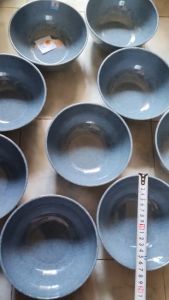 Tô nhựa melamine vân đá xanh đựng canh bún phở canh - tô bầu - đường kính 15cm 18cm 20cm