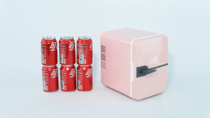 Coca-Cola Mini Beauty Refrigerator 5L Portable Cool and Warm Skincare Makeup and Food Refrigerator