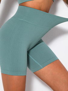 Quần Short Yoga Nữ Ôm Vừa Vặn Không Đường May Quần Short Thể Thao Thường Ngày Cho Nữ Mùa Xuân 2023 Quần Bó Cạp Cao