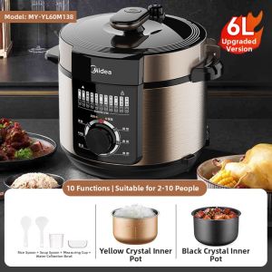Midea | Smart Multi-function Double Inner Liners Pressure Cooker 6L