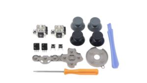 1Set Joystick Thumbstick Caps Conductive Rubber LB RB Micro Switch Disassembly Repair Tools Full Set For Xbox 360 Controller