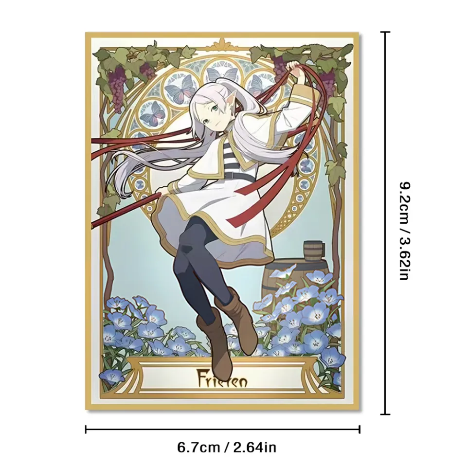 60 PCS 6792mm Art Anime Card Sleeves Top Loading Board Game Card Sleeves Protector for TCG/PTCG/PKM (Frieren) | Lazada PH 60 PCS 6792mm Art Anime Card Sleeves Top Loading Board Game Card Sleeves Protector for TCG/PTCG/PKM (Frieren) | Lazada PH