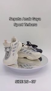 Sepatu Sneakers Anak Variasi Temali Corak Kece Terbaru Import Bisa COD