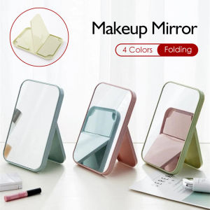 Face Makeup Mirror with Stand Face Desktop Cosmetic Mirror Portable Large Vanity Mirror Square Mirror