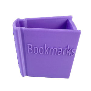 3D Printed Bookmark Holder & Book Rest - Mini Book Shape Stand for Reading Desktop Decor Ideal Gift for Readers Writers