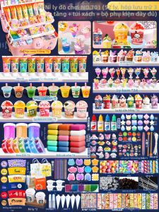 Đồ Chơi Tự Làm Cốc Trà Sữa Mini cho Bé Gái