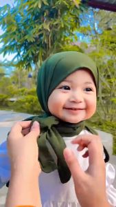 🧕💗 [AK_001] ฮิญาบเด็กสามเหลี่ยมแบบสวม รุ่น "Instan Baby " สำหรับเด็กอายุ 0–4 ขวบ ใส่ง่ายแค่ สวมปุ๊บ สวยปั๊บ! 👶 เย็บติดช่วงคาง หน้าผากตั้งสวย ไม่ต้องจัดทรง