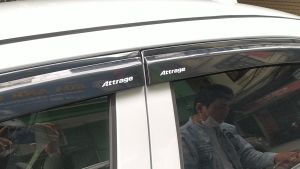 Vè Che Mưa Xe Mitsubishi Attrage 2023-2016 Đen Thái Dày Hàng Loại 1