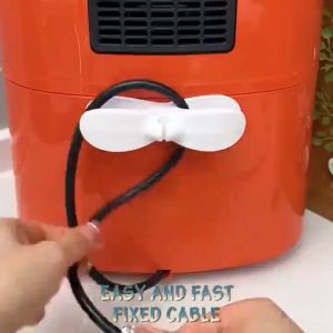 ALLSHOP Kitchen Storage Cord Wrapper Cable Wire Cord Organizer Winder Cable Management Clip