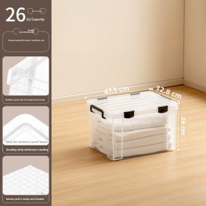 Citylong | Clear Large Capacity Thick Storage Box