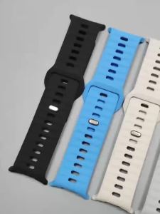 Sports Breathable Straps For Samsung Galaxy Watch Ultra 2 Marine Silicone Band For Galaxy Watch Ultra 47mm 1:1 Official Bracelet