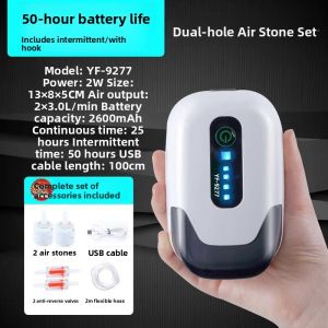 MONLEYTA | Charging Oxygen Pump Fishing专用 Dual-use Oxygenator Portable Oxygenator