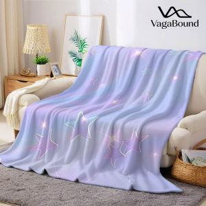 Chăn Nỉ Họa Tiết Sao Pastel Hologram Ấm Áp Mềm Mại Dùng Được Quanh Năm Trang Trí Ghế Sofa Phong Cách Hiện Đại Chất Liệu Polyester Thích Hợp Cho Halloween Và Giáng Sinh
