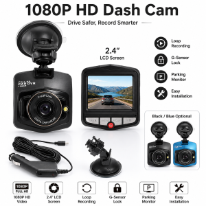 Car DVR Dash Cam 1080P for Cars Camera HD Video Recorder for Vehicle Dvr Monitor Parking Vehicle Camera Gravity Senor Loop Recor