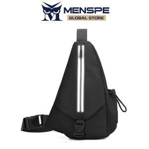 MENSPE Mens Shoulder Bag Cross Body Bag Waterproof Travel Bag Business  Bag Large Capacity Chest Casual Bag Fashion Leisure Sport Street Bag for College Student