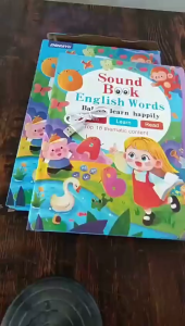 🔥Charging version🔥Kids English Learning Set | Buku Audio Interaktif 2-12 Tahun | Talking Books with Pronunciation