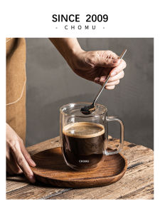 Cốc Cà Phê Thủy Tinh Hai Lớp Dung Tích Lớn Chịu Nhiệt Độ Cao Có Tay Cầm Cách Nhiệt Trong Suốt Bằng Thủy Tinh Borosilicate Dùng Trong Gia Đình