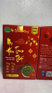 Hộp 20 gói trà túi lọc nụ hoa tam thất Bảo Khang trà tam thất nấm linh chi an thần ngủ ngon quà biếu tết