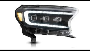 VLAND Ford Ranger / Everest 2016 to 2022 Bugatti Style TRI-LED Headlights Assembly Head Light