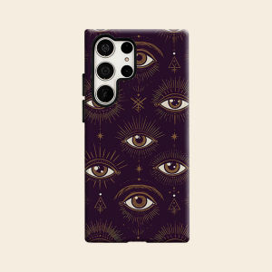 BILIBILI | Mystic Evil Eye Luxury Fashion Full Lens Protective Case for Samsung Galaxy S26 S25 S24 A56 A36 Plus Ultra