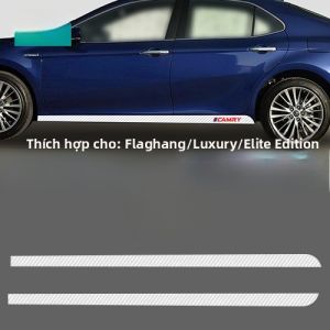 Miếng Dán Xe Toyota Camry 8 Fiberglass Carbon Dải Xe Dải Dưới Dải Xe Dải Bên Hông Miếng Dán Trang Trí Xe Hơi Tùy Chỉnh