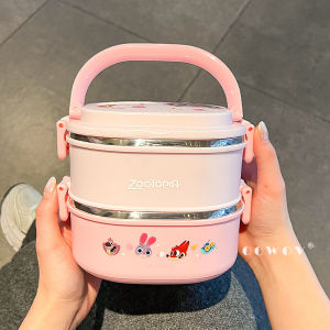 Hộp Cơm Inox Cách Nhiệt Chất Lượng Cao Phong Cách Học Sinh Nhân Viên Văn Phòng