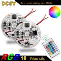 Đèn LED RGB Điện Áp Thấp 5V Bảng Đèn Gradient Đầy Màu Sắc 3W Với Công Tắc Từ Xa Không Dây 24 Phím Điều Khiển Bật/tắt Cho Tấm. 