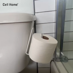 Giá treo giấy vệ sinh kệ sắt treo cuộn giấy toilet không khoan tường tiết kiệm không gian giá đỡ giấy vệ sinh thông minh