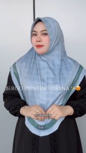 Kerudung Printing Motif Kekinian Jilbab Sublime
